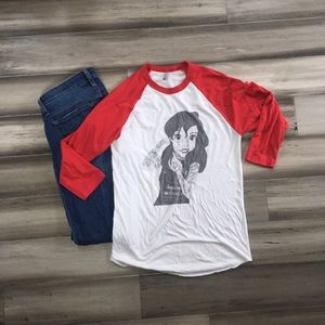 Disney baseball tee